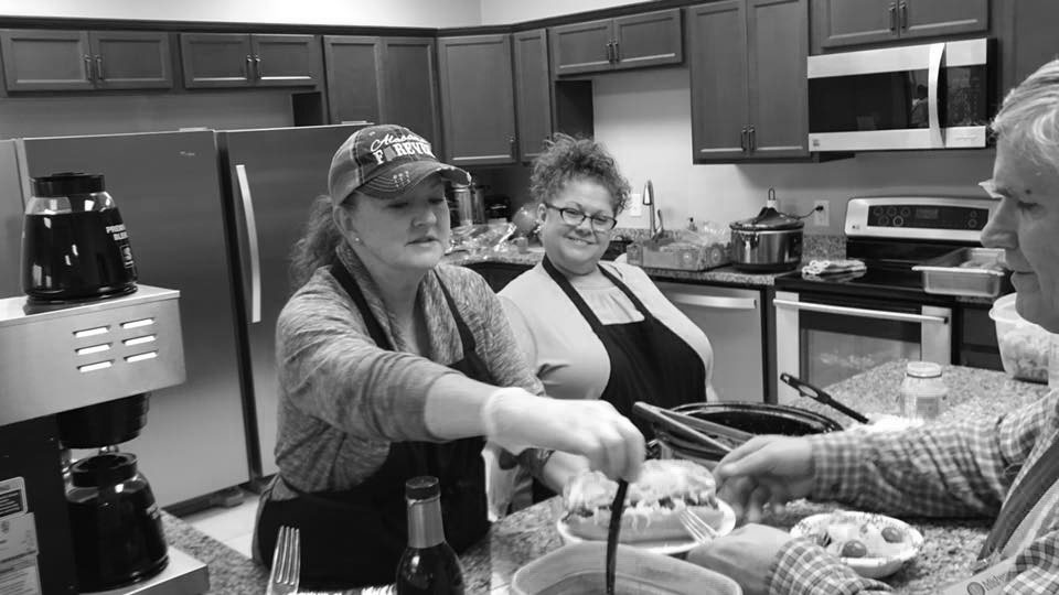 Serving to Midwest Food Bank Volunteers